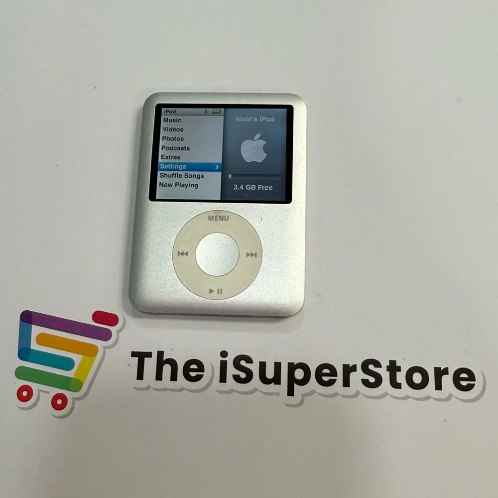 Apple iPod nano 3rd Generation 4GB Silver Excellent + 1 YR Warranty - Picture 3 of 5